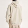 Anta Basketball Series Solid Color Hooded Pullover Fleece Sweatshirt Unisex sweatshirt Cool-Gray 972341702-6