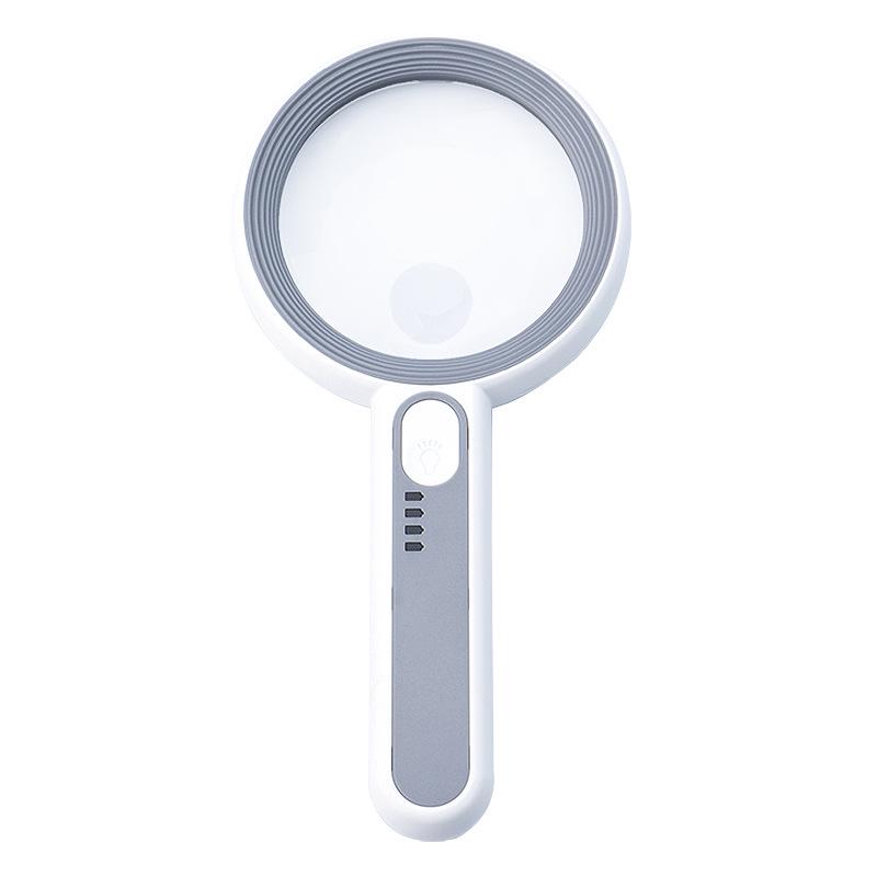 Sank Adjustable Lighted Magnifying Glass - High Magnification, Hardened Lens, Touch Switch, 5 Sizes