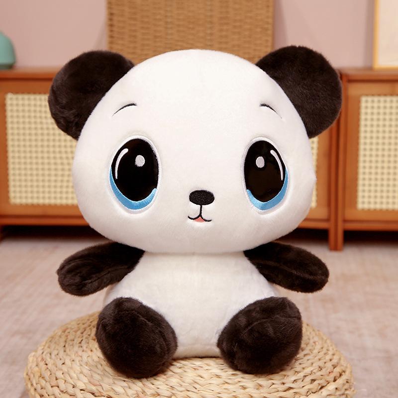 

Cute red panda doll plush toy zoo black and white panda doll children soothing doll 25cm（0.2kg）