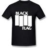 WunoD Herren Schwarzes Flaggen T-Shirt