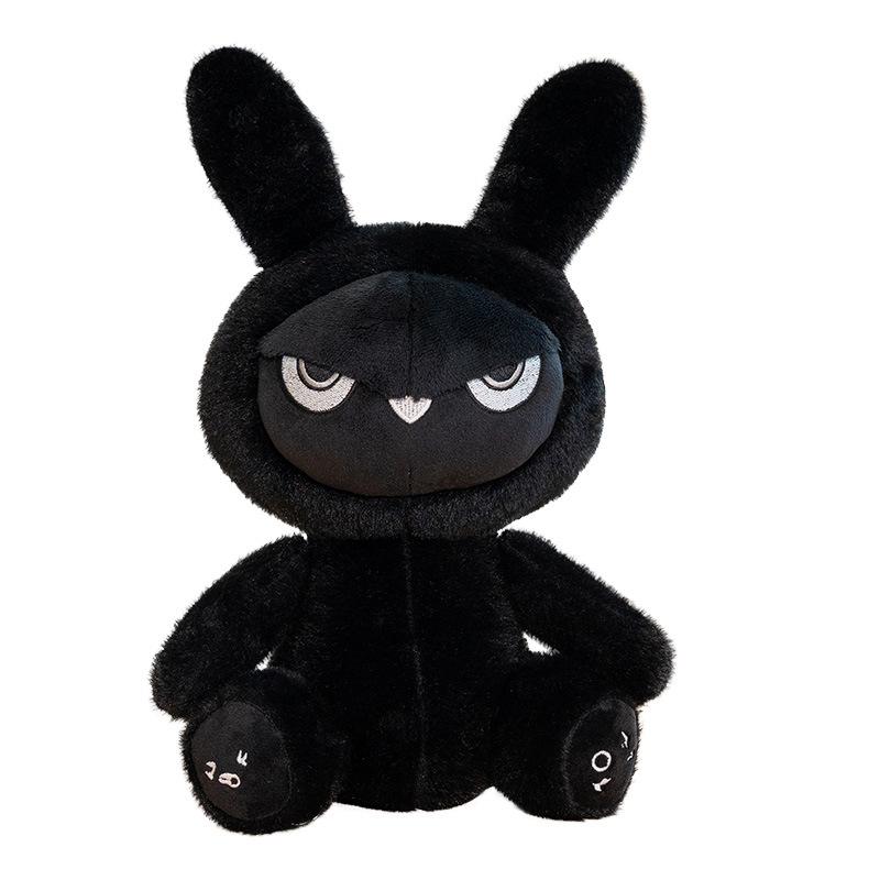 Cute Dark Sitting Position Rabbit Aotian Doll Rabbit Plush Toy Doll Girl Sleeping Pillow Holiday Gift Premium Durable