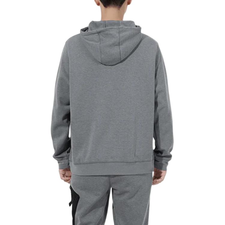 Jordan Sweatshirts Men's Gray Hooded Moderate Regular DA9850-091