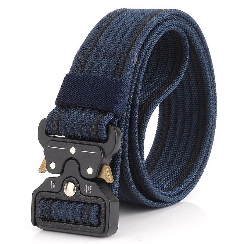 New Quick Release Cobra Belt, Nylon Outdoor Sports Men's Belt
