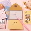 Lovely Bear Greeting Card Cartoon Animal Greeting Card Envelope Postcar Letter Paper Rabbits Memos Card for Student