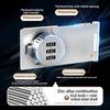 3 Digit Household Security Cabinet Password Locks Keyless Drawer Combination Coded Door Lock Zinc Alloy Furniture Hardware