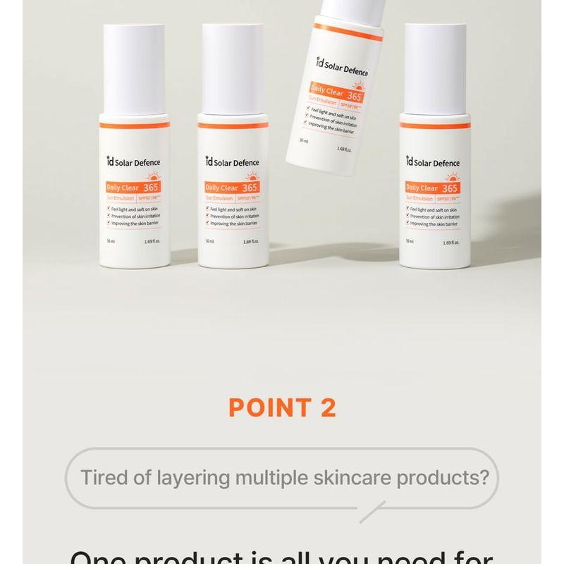 ID Placosmetics Id Solar Defense Daily Clear 365 Sun Emulsion