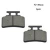 Half Metal Front Rear Pads Low Noise Brake Friction Pads  Electric Bike Accessories