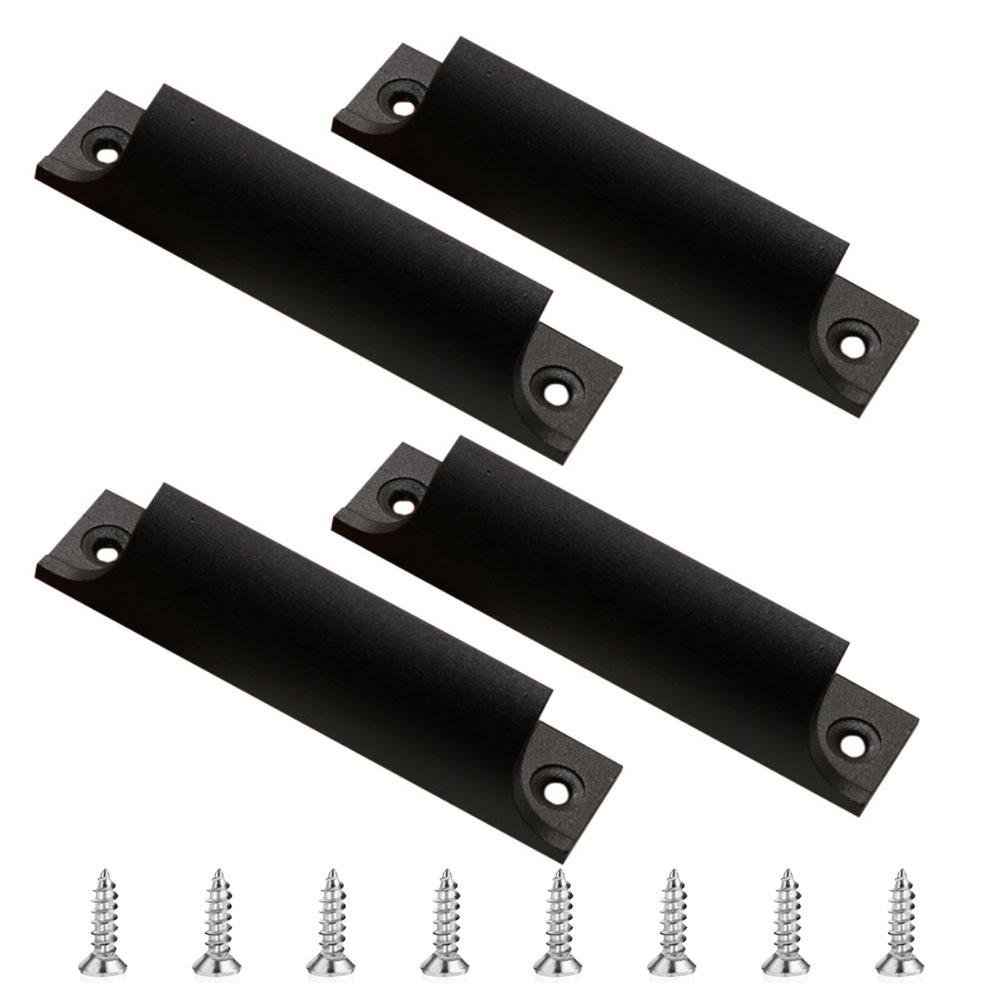 4 st Möbelhandtag Skåpsknoppar Köksskåpshandtag Lådhandtag Aluminiumlegering Skärmfönsterhandtag Beslag