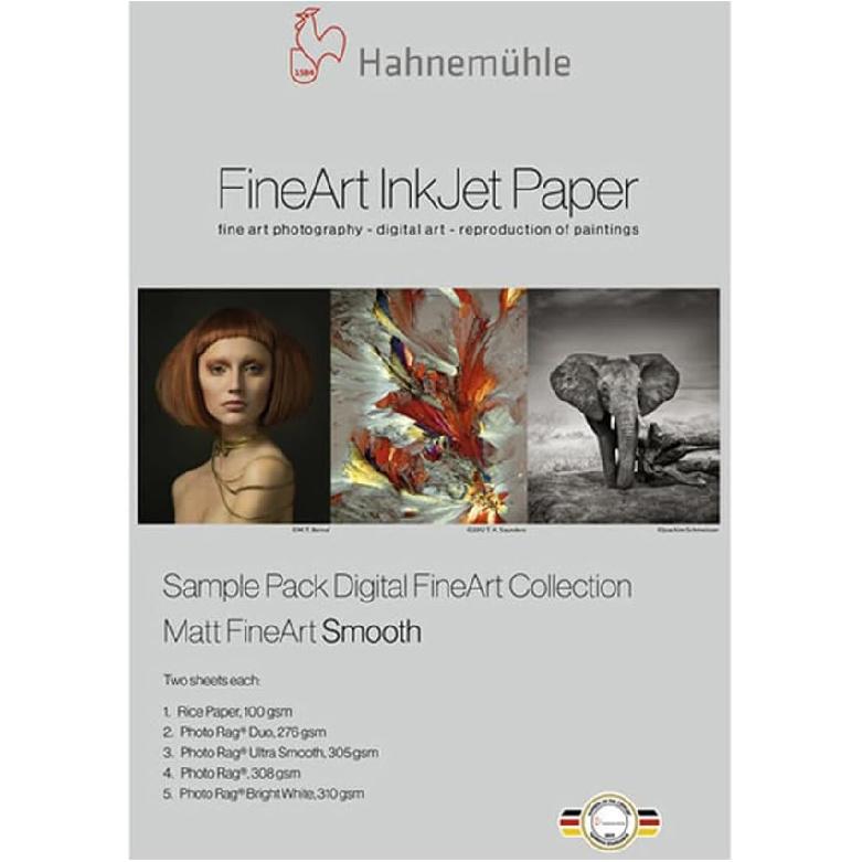 Hahnemuhle Набор образцов матовой бумаги FineArt Smooth, 8,5x11 , 10 листов