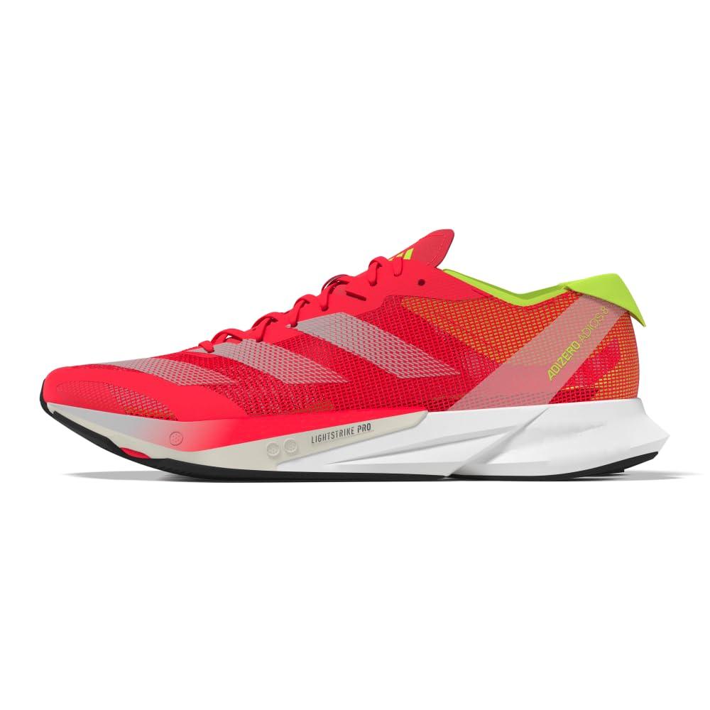 Adidas Adizero Japan 8 MDF87 Running Lucid Lemon Size Cm Men's Shoes, Red/Grey Two/Lucid (JS3219), 28.0