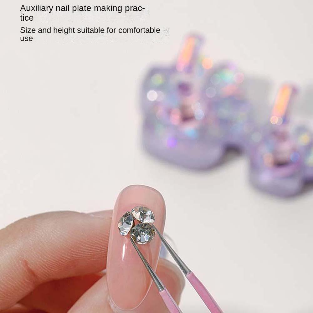 Nail Art Practice Cat Claw Nail Display Stand Magnetic Nail Showing Shelves  Lady