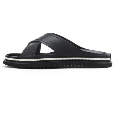 Men's Genuine Leather House Sandals Man Flat Sandal Fishing Slippers Man Summer Sale Genuine Mens Home Slipper Flip Flop Slides