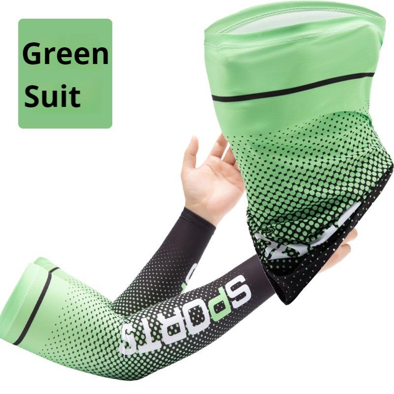 Ice Sleeved Gradient Summer Ice Silk Sun Protection Sleeved Men and Women Cycling Outdoor UV Protection