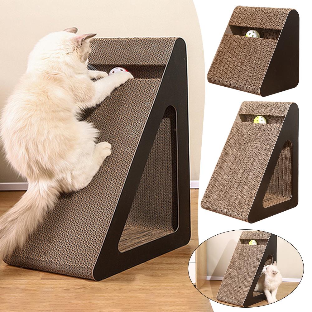 

Cat Scratching Board Protect Furniture Ramps Cat Scratching Posts With Rotating Ball Sturdy Relieves Cat Stress Toy For Pet Cat Small