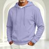 Men's Lined Hoodie Color Casual Pullover