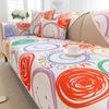 Nordic Instagram Style Cute Ice Silk Mat Sofa Cushion Summer Cool Non-Slip Sofa Cover Cover