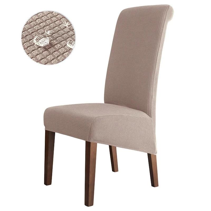 Huse Scaun Mărimi Mari Spătar Înalt Mari Husă Scaun Birou Bucătărie Ajustabilă Scaun cu Șezut Husă Spandex pentru Banchet Acasă