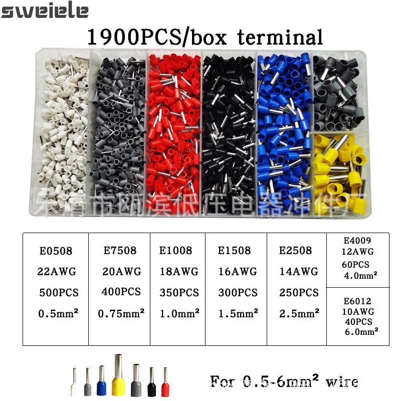 Manufacturer 6-6A European Style Tubular Terminal Crimping Pliers for Wire & Insulation, Manual Tool.