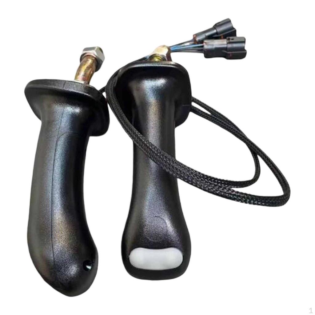 Excavator Joystick Handle Set, 4pin Lever, Part, Metal Material, Intuitive , Suitable for Constr