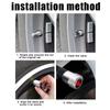 4Pcs Quality f14 Universal Car Tire Valve Caps Seal Tire Valve Stem Caps Dust Proof Covers For Car Truck Motorcycle Bicycle Caps