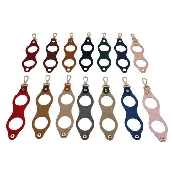 Skórzany Uchwyt na Piłeczki Golfowe Przenośna Torba na Pasek z Klamrą ze Stopu Cynku Akcesoria Golfowe Mężczyźni Kobiety Prezent dla Golfera