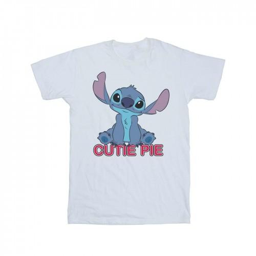 Disney Womens/Ladies Lilo And Stitch Stitch Cutie Pie Cotton Boyfriend T-Shirt