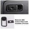 ABS Glove Storage Box / Central Control Air Conditioning Panel Accessories Cover Trim For Volkswagen Arteon 2018 - 2024