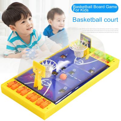 Basketball Board Game 2 Players Interactive Educational Finger Push Basketball Launching Toy Mini Basketball Court Indoor Basketball Shoot Hoop Game