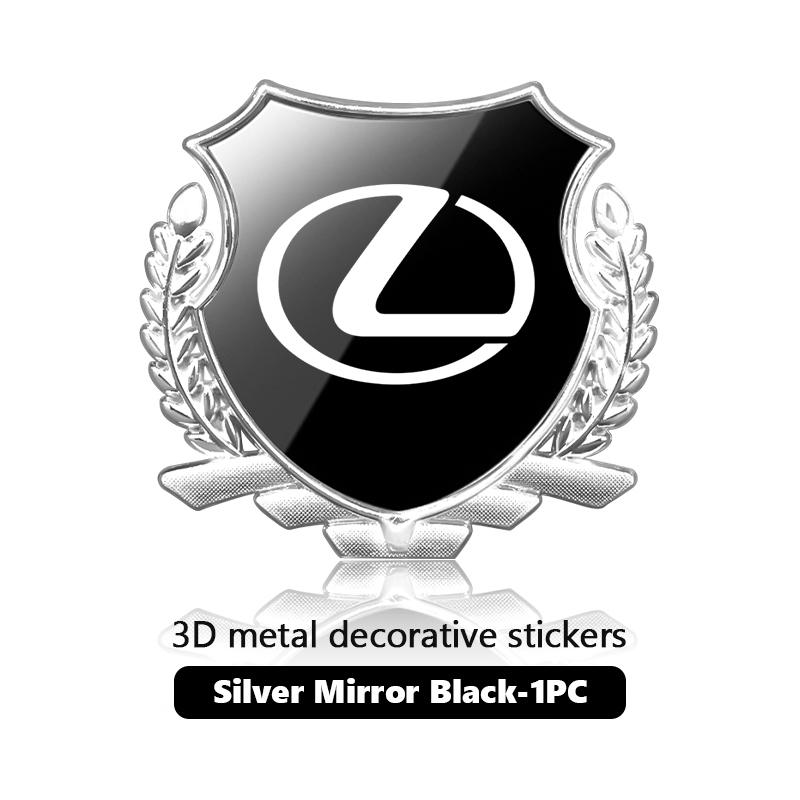 

For Lexus 3D Metal Badge Car Side Body Window Trunk Sticker Decal RX350 IS250 IS200 GS300 LX570 RC350 UX250h ES350
