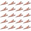 20pcs Copper Copper Plated  Alligator Clips Electrical Testing Clips  Electrical Battery Clamp Test