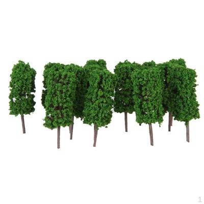 50pcs Cylindre Train Arbre Modèle Parc Paysage 1:300