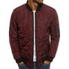 Men S Short Lightweight Quilted Baseball Jacket Cotton Padded Winter Coat
