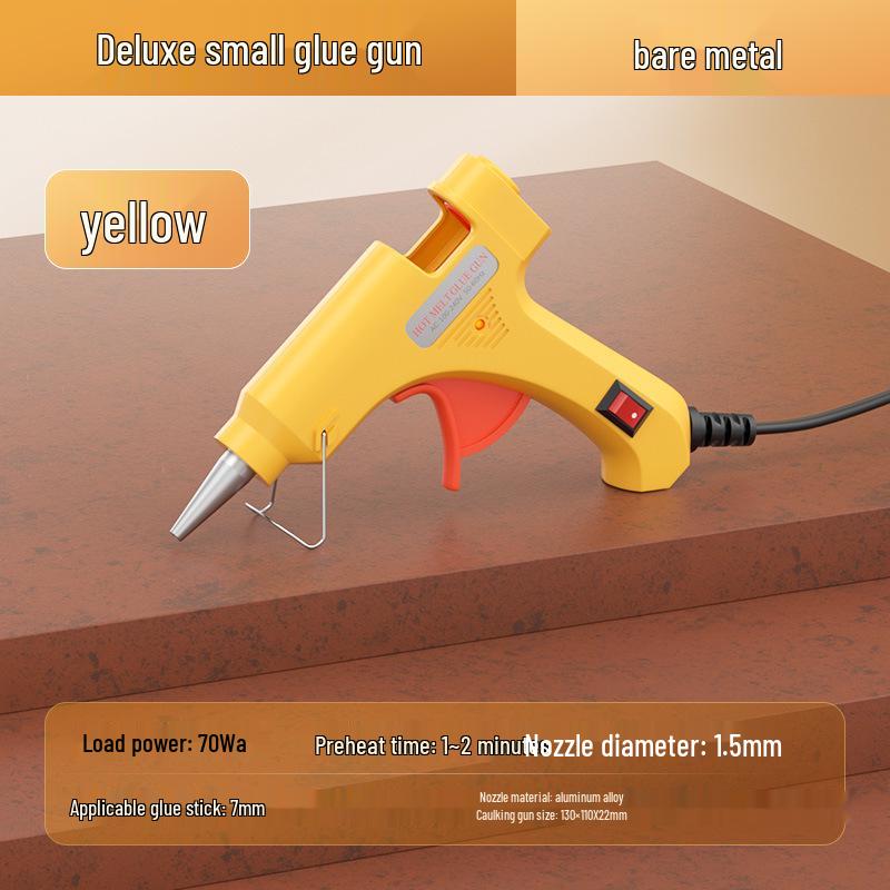High Viscosity Hot Melt Glue Gun with 7-11mm Sticks for Kids' Crafts and Household Use