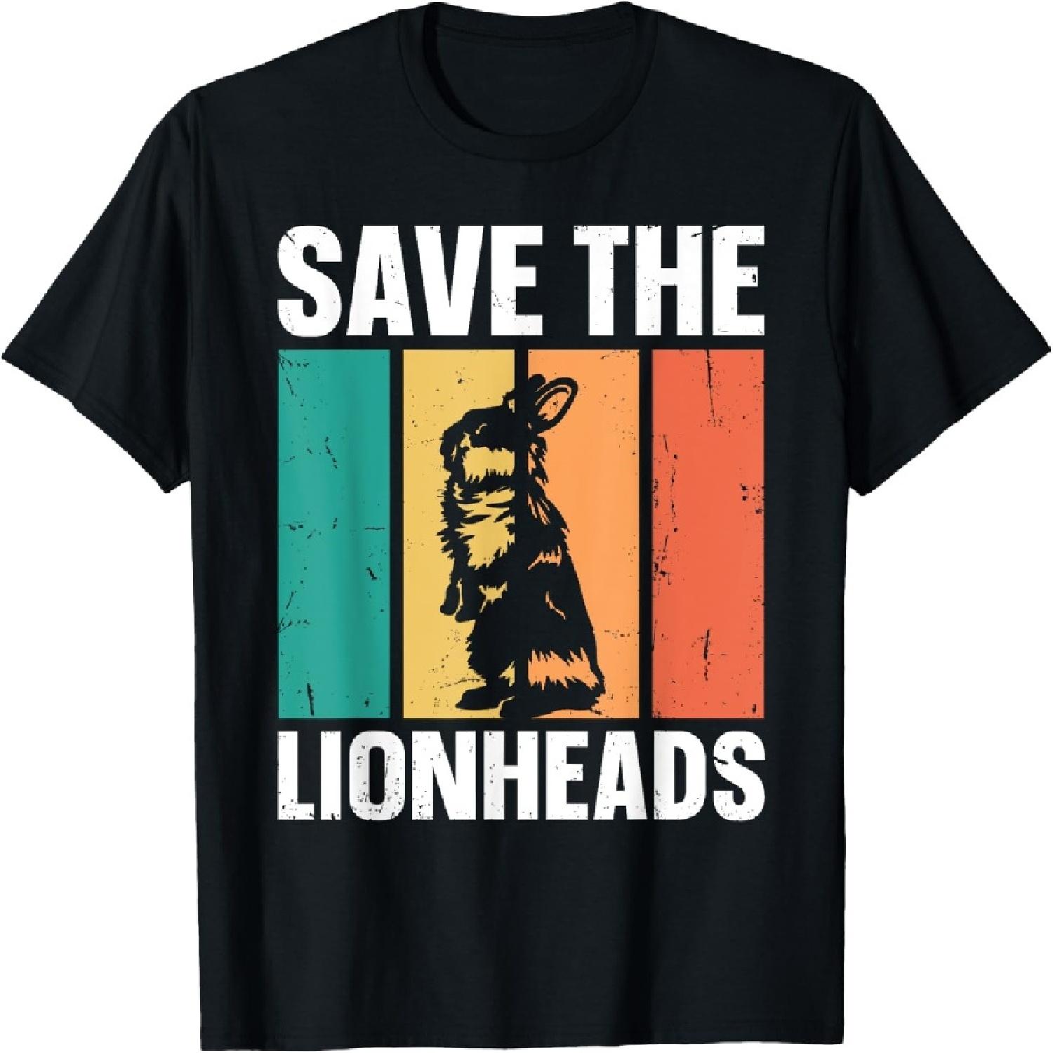 Save The Lionheads - Lionhead Rabbit T-Shirt XXXXXL разноцветный