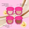 2pcs Lightweight  Smooth Foundation Moisturizer + Eyebrow Pencil Makeup Set Natural and Long-Lasting Color