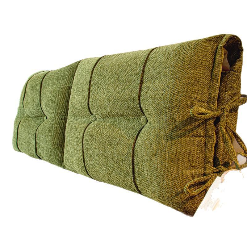 2025 Herringbone Headboard Cushion: Soft Upholstered, Anti-collision, Fixable Bedside Pillow