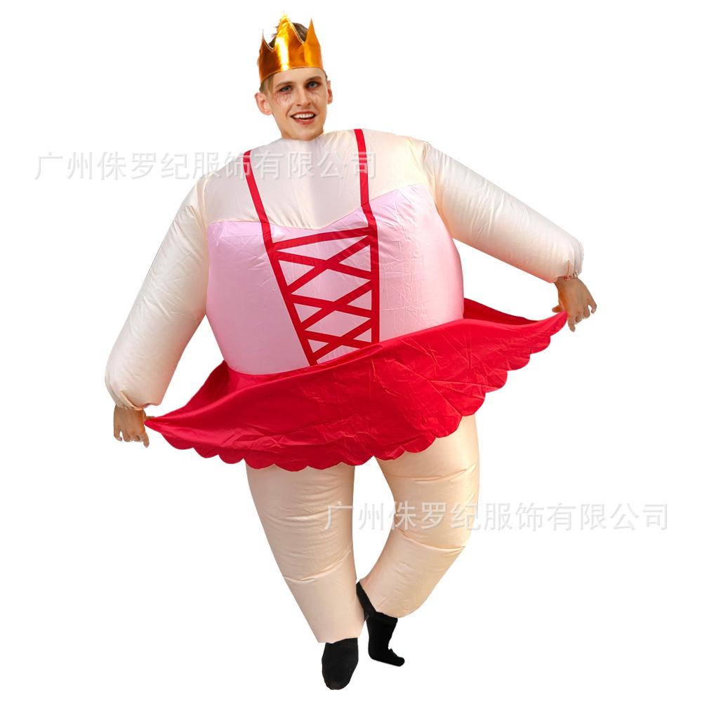 Costume Clothing Inflatable Adults Ballet Dancer Makeup Stage Performance Prop