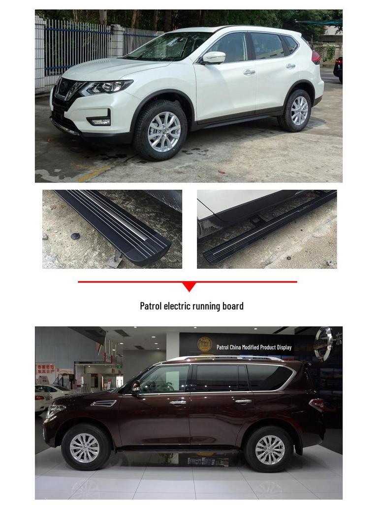 Applicable Electric Automatic Retractable Running Boards for Murano, Patrol, Qashqai, Kicks, Terra, X-Trail, Navara