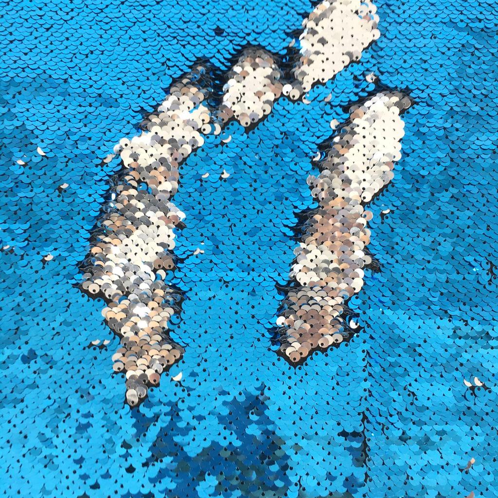 50-Color Double-Sided 5mm Sequin Fabric for Clothing, Luggage, and Wall Decoration