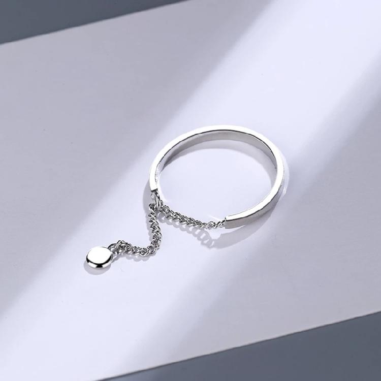 Open Rings Tassel Chain Promise Ring Finger Band Fashion Jewelry for Women Girls