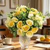 Artificial Flower Silk Rose Hydrangea Diy Festival Home Room Table Outdoor Vase Garden Wall Decora Wedding Wreath Bridal Bouquet