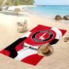 Charlton Athletic Personalized Printed Beach Towel Soccer Logo Support Custom Name Text Absorbent Towel For Sport Travel Special Gift