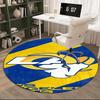 Angeles Rams Team  Round Rug for Livingroom,Bedroom, Palyroom, Chair Rug, Area Rug, Circle Carpet, Large Size Fan Christmas Gift