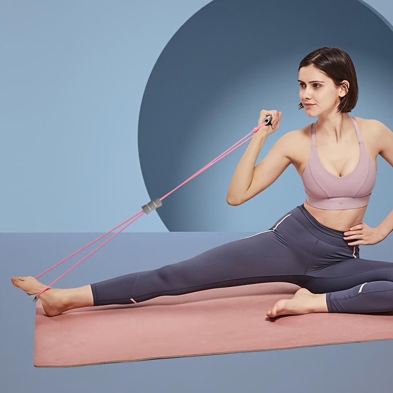 1Pc 8-Shaped Tension Stretcher, Elastic Resistance Belt For Open Shoulder Beauty Back, Household Fitness Yoga Equipment