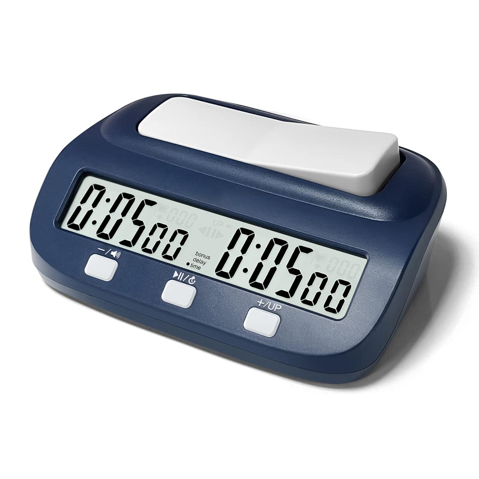 Painter Navy Blue Leap Chess Clock Digital Chess Timer Professional Chess Clock Timer With Time Bonus And Delay Features