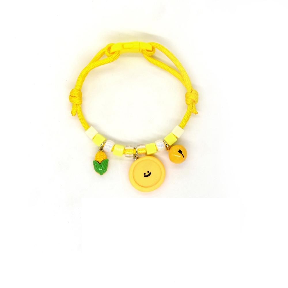 Cartoon Cartoon Small Pendant Adjustable Pet Cat Dog Necklace New Puppy Neck Ornament Accessories