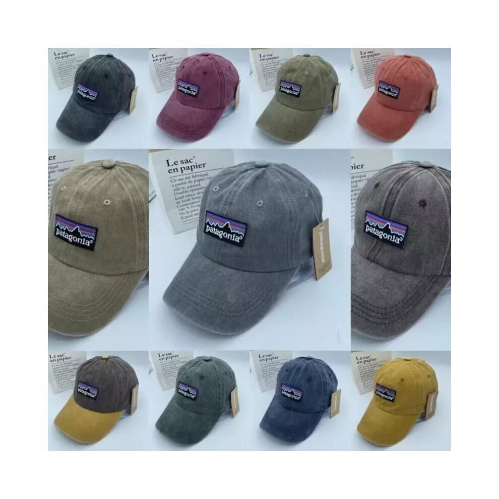 Washed Patagonia Baseball Cap Casual Sunscreen High Quality