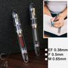 New Style Majohn C4 Eyedropper Big Size Fountain Pen EF/F/M Nib Transparent Acrylic Writing Ink Pen for Office Business School
