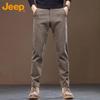 Jeep Men's Autumn/Winter Business Casual Straight-Leg Pants