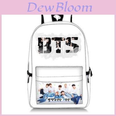 Kpop Bangtan Boys Bts Plecak z nadrukiem 3D Torba na ramię Torba podróżna szkolna Unisex